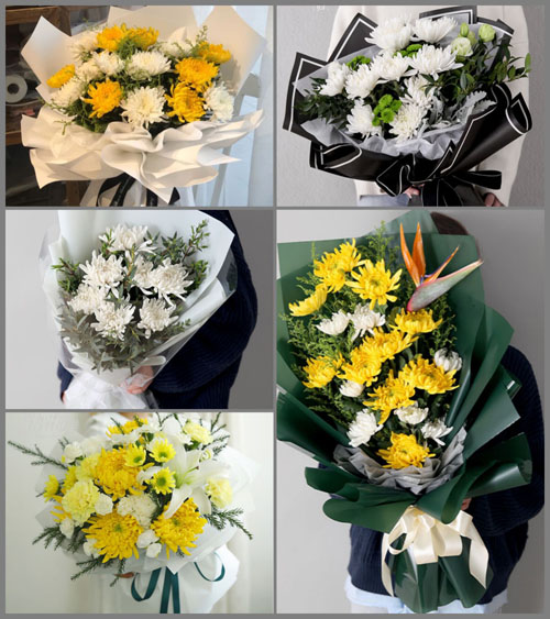 江苏泰州泰兴市分界镇沿界村白事花束代送